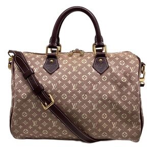 Louis Vuitton Burgundy Idylle Speedy Bandolier 30 Monogram Bag
